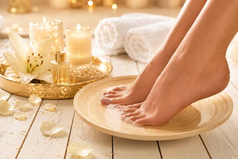 VIP GOLDEN NAILOSCOPE PEDICURE